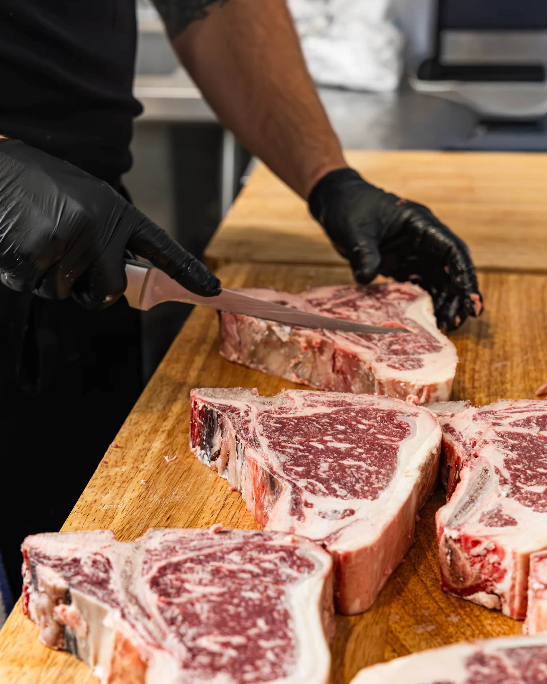 Tomahawk Ribeye at The Bay Butcher, Oyster Bay, NY — view 3