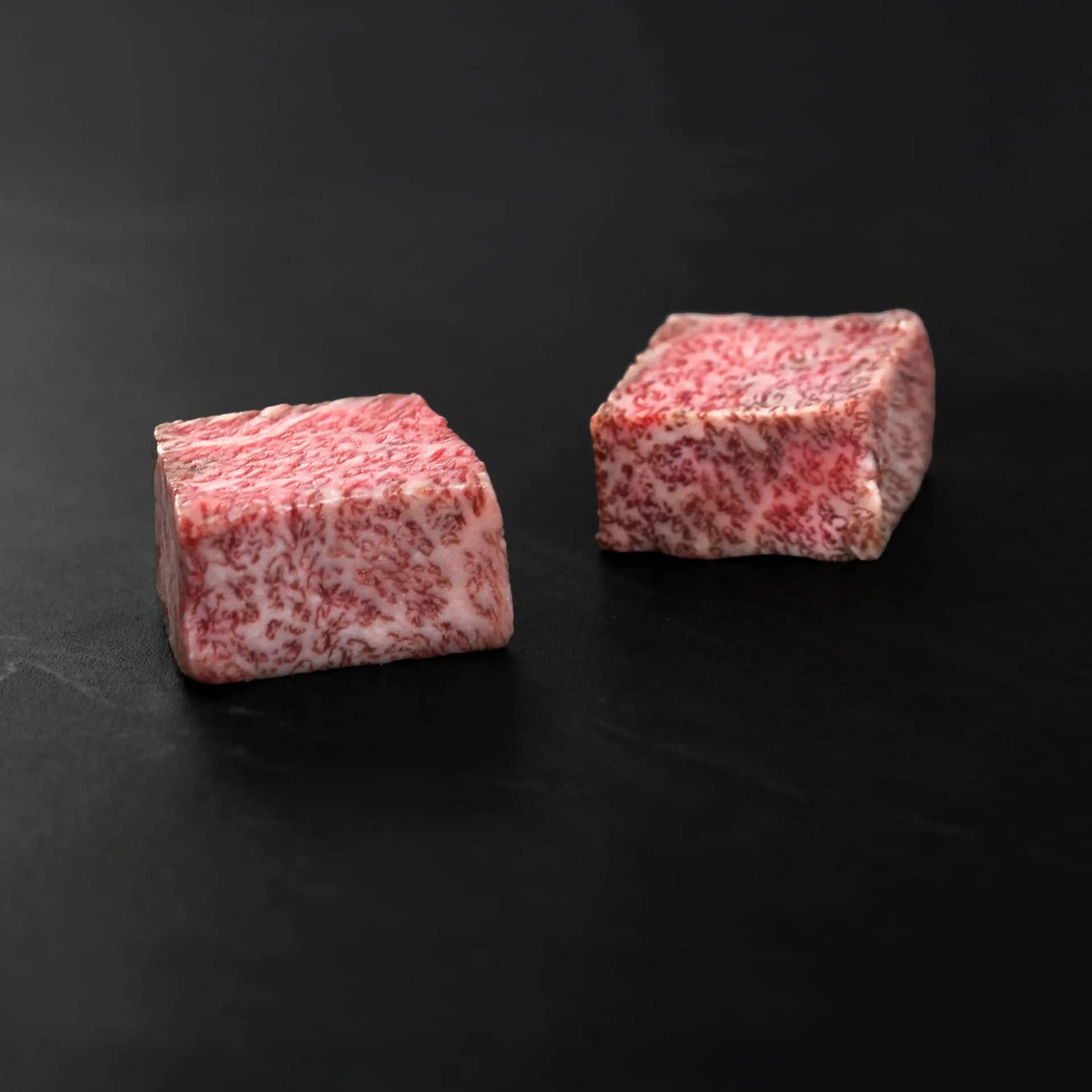 A5 Japanese Wagyu cubes