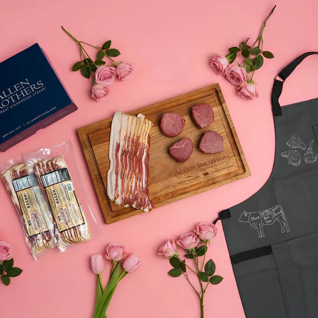 A curated Mother's Day gift box of premium cuts at The Bay Butcher, Oyster Bay