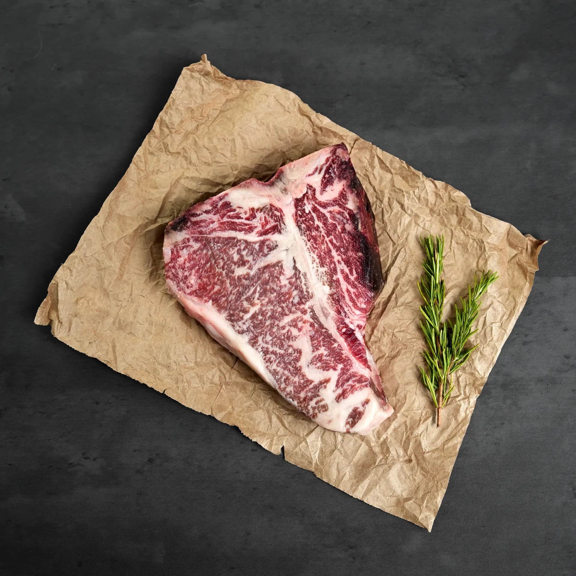 Porterhouse, dry-aged