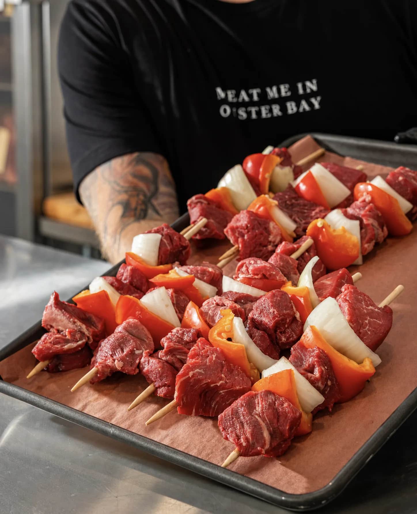 Filet Mignon Skewers at The Bay Butcher, Oyster Bay, NY — view 2
