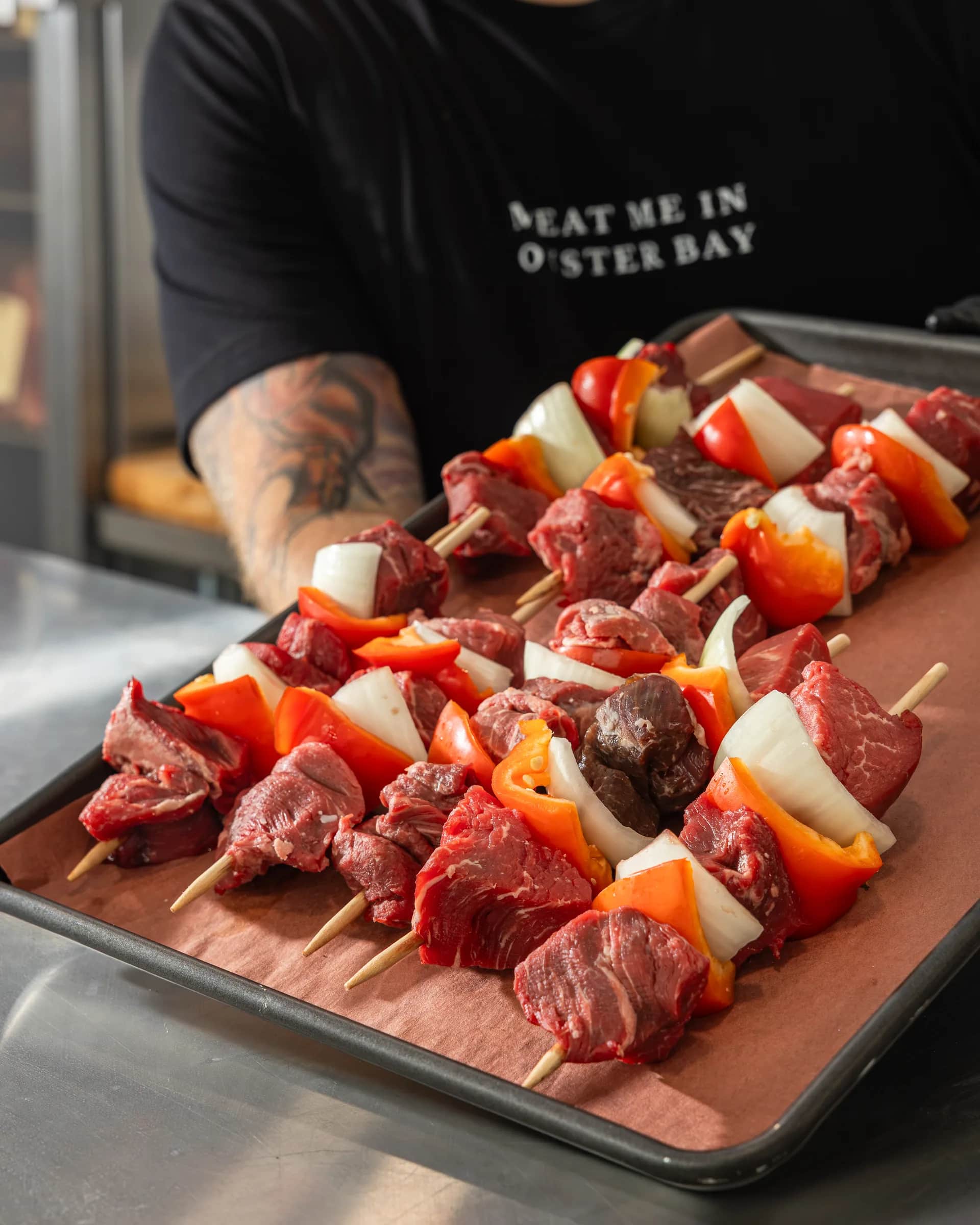 Filet Mignon Skewers at The Bay Butcher, Oyster Bay, NY